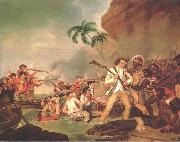 George Carter Death of Captain James Cook USA oil painting artist
